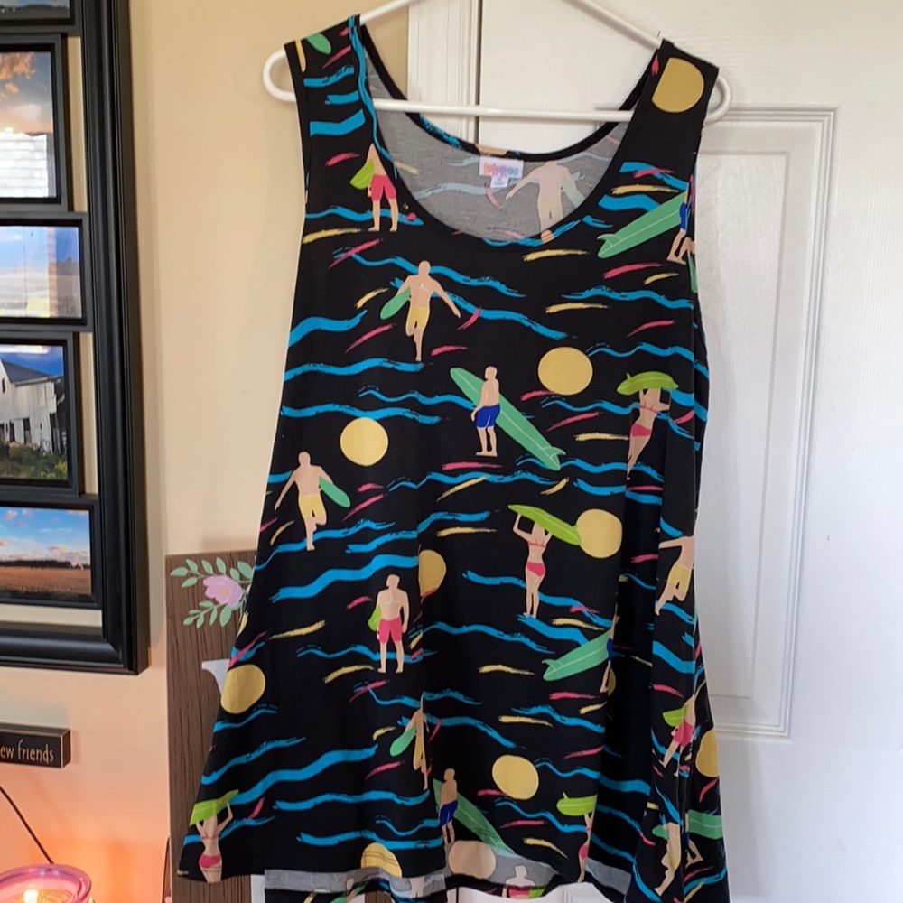 Hawaiian surfer llr perfect tank top size xl